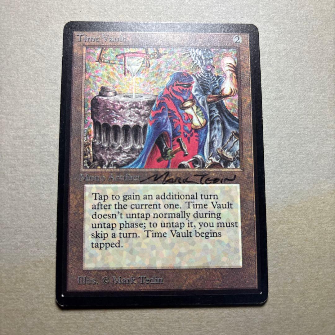 【再録禁止】Time Vault LEB版　英語　BETA サイン入り