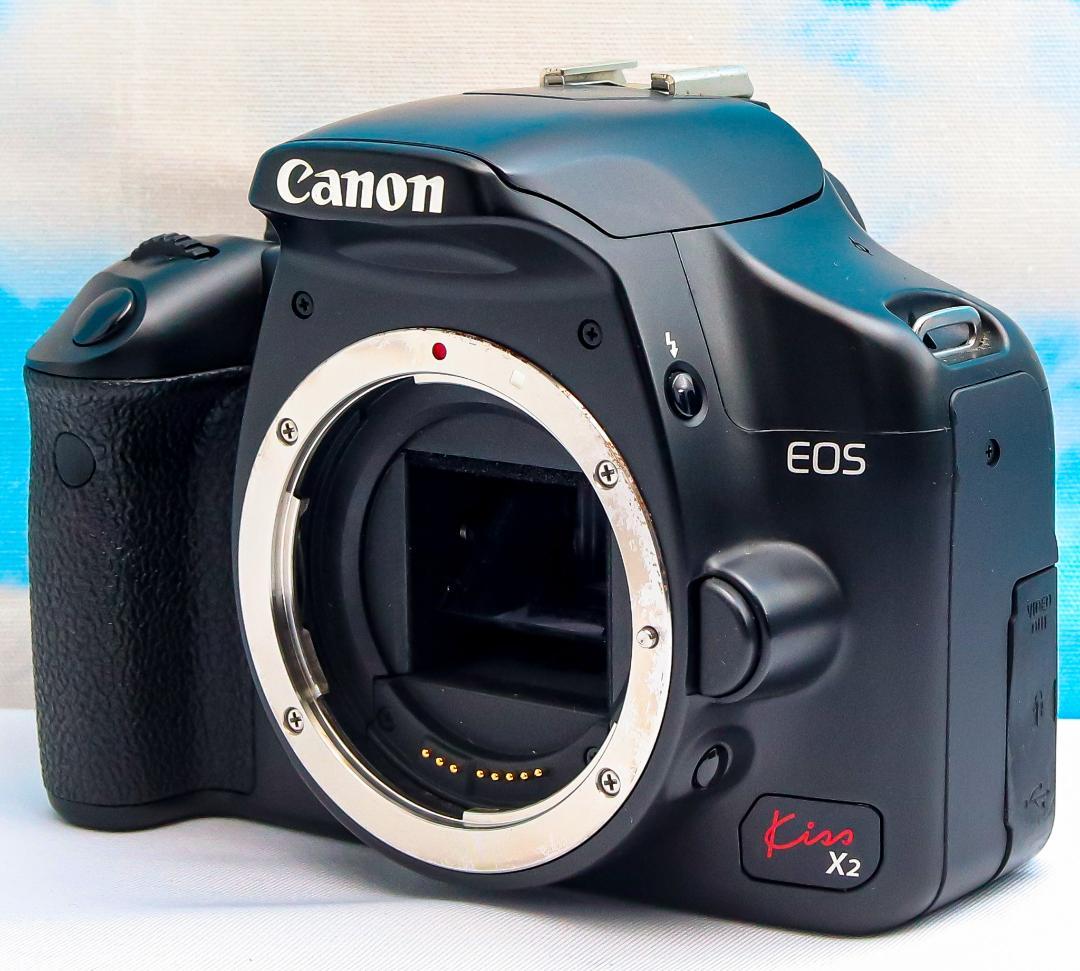 キャノン Canon Kiss x2⭐️カンタン操作⭐️スマホに転送⭐️一眼レフ