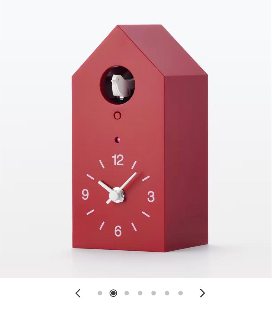 無印良品　鳩時計　レンガ色　数量限定