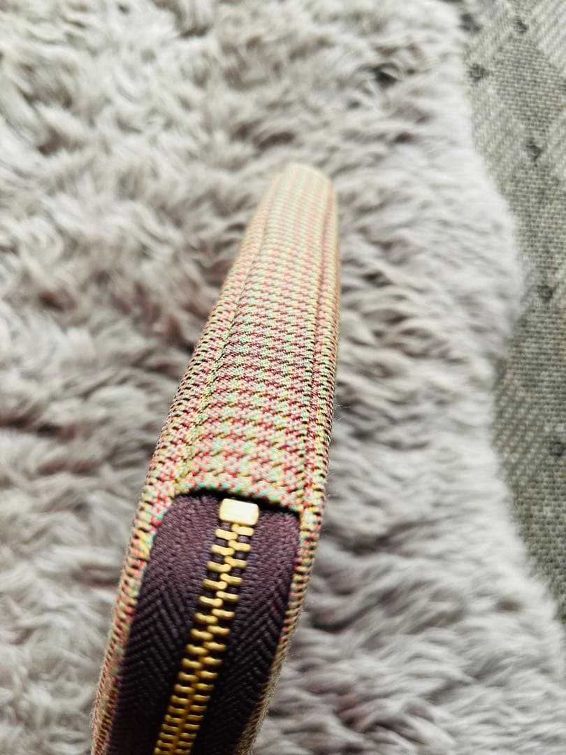 ほぼ日おおきいひきだしポーチ スーツファブリック／ジェントルチ