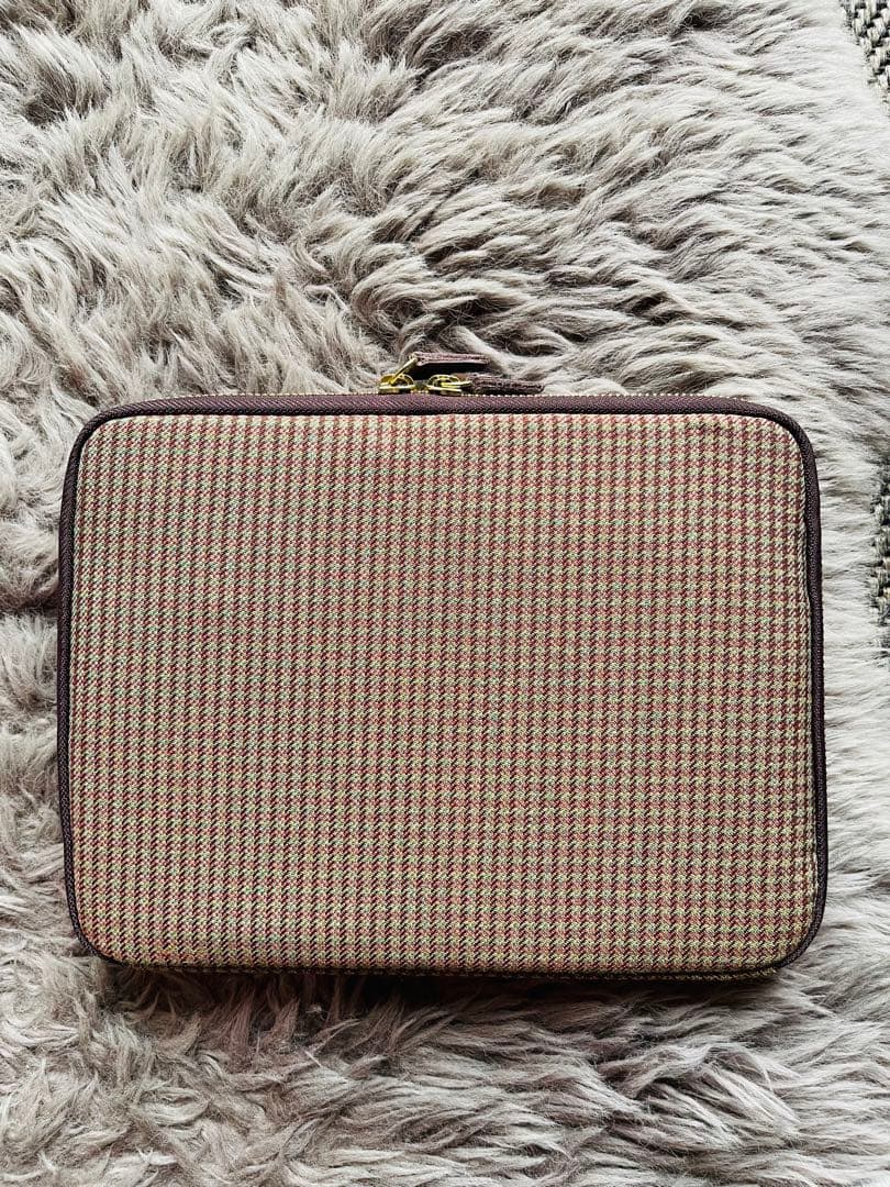 ほぼ日おおきいひきだしポーチ スーツファブリック／ジェントルチ