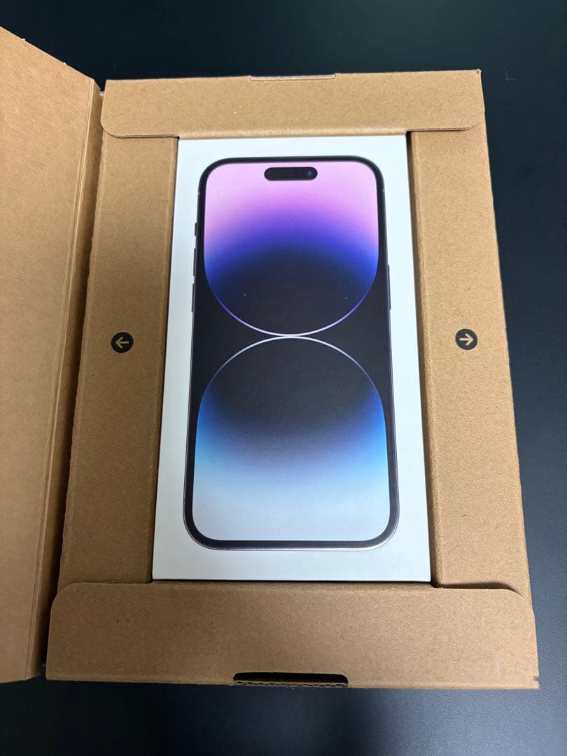 美品 iPhone 14 Pro 256GB ディープパープル SIMフリー