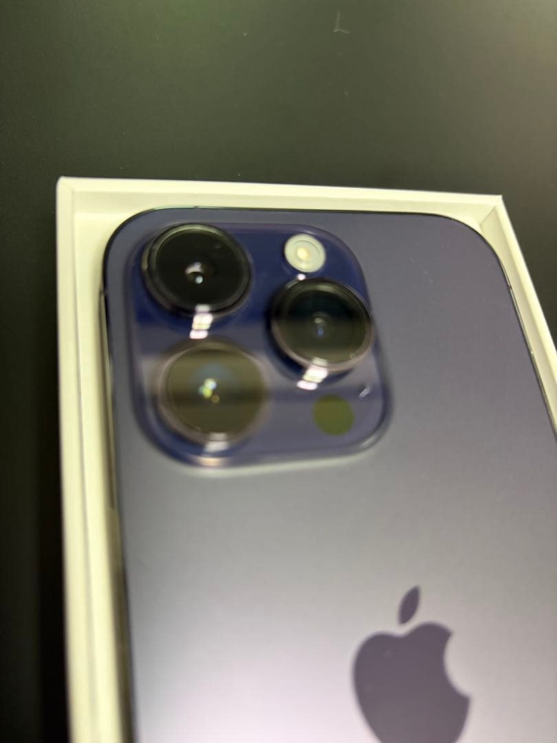 美品 iPhone 14 Pro 256GB ディープパープル SIMフリー