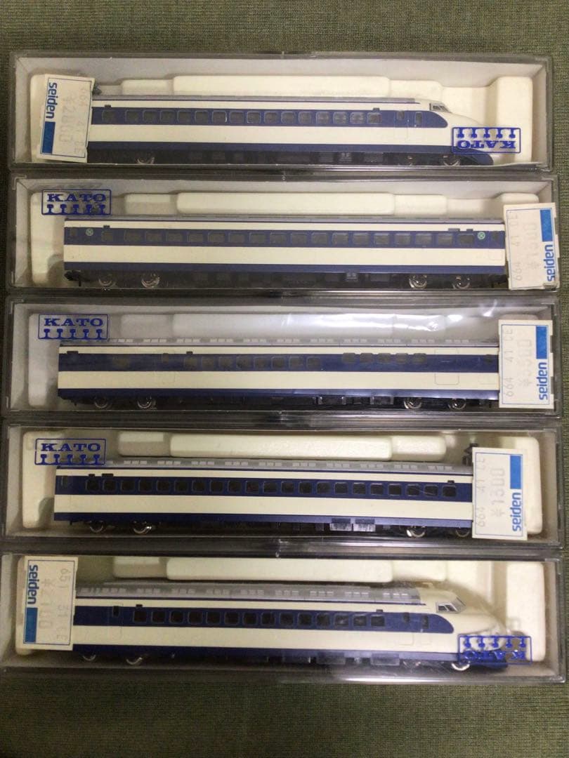 確認用 KATO 関水金属 Nゲージ 0系 新幹線5両セット 鉄道模型