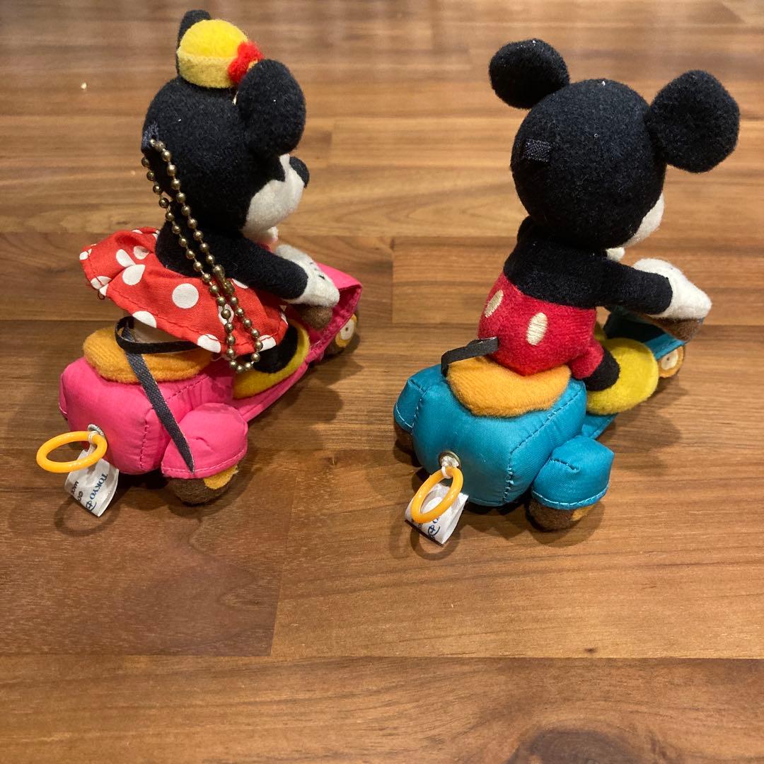 希少 セット ミッキー ミニー ブルブルベスパ バイク ぬいぐるみ