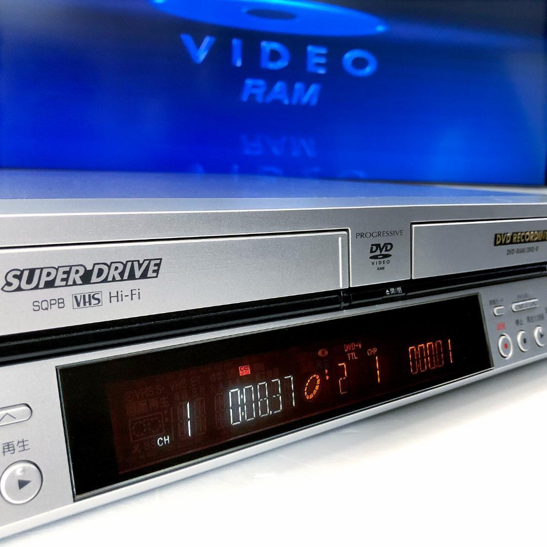 【動作美品】パナソニック VHS DVD 一体型レコーダー DMR-E70V