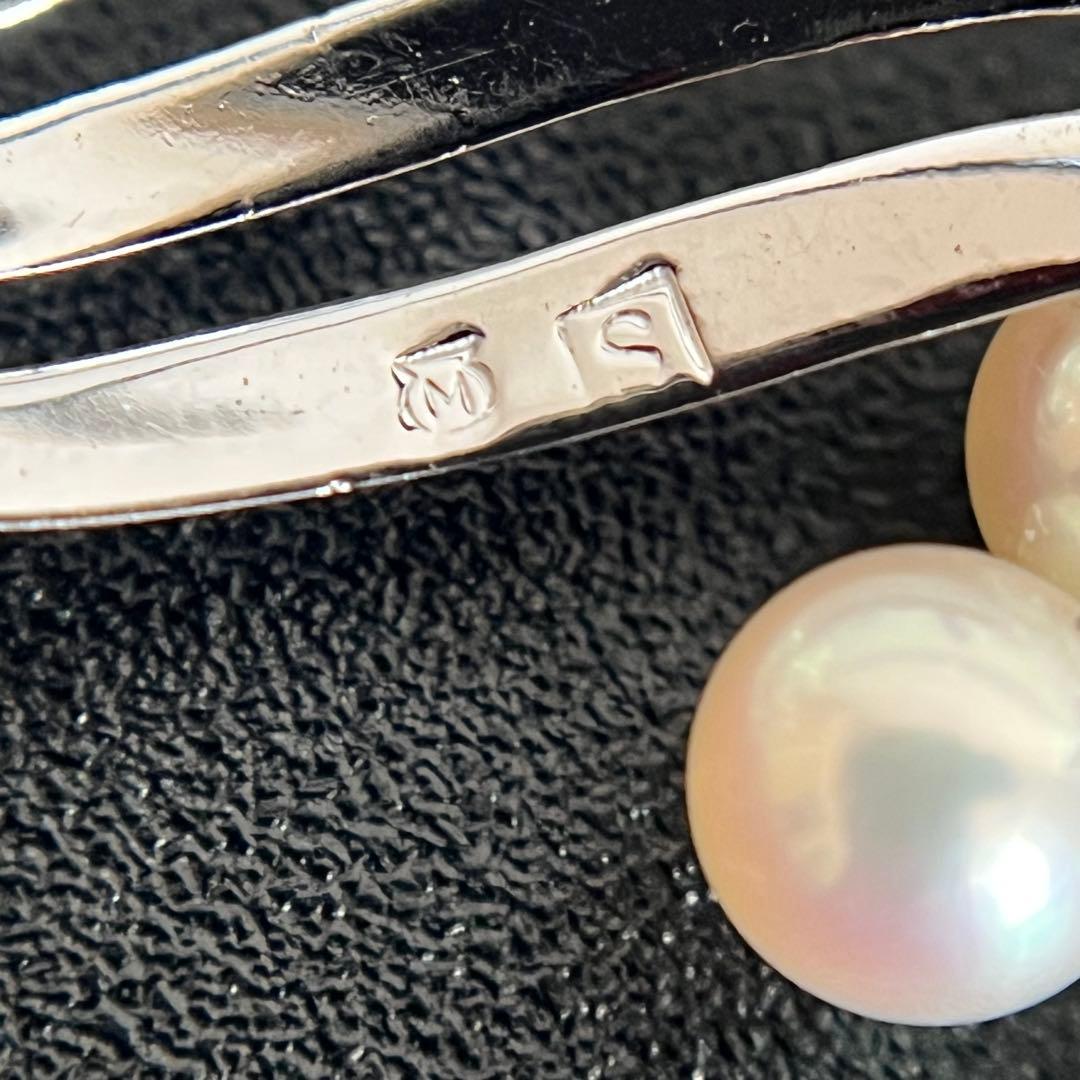◆美品◆ MIKIMOTO ミキモト 真珠 パール ブローチ 8珠 ケース付き