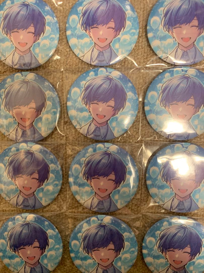 いれいす缶バッジ　if イフ ソロワンマン 青組缶