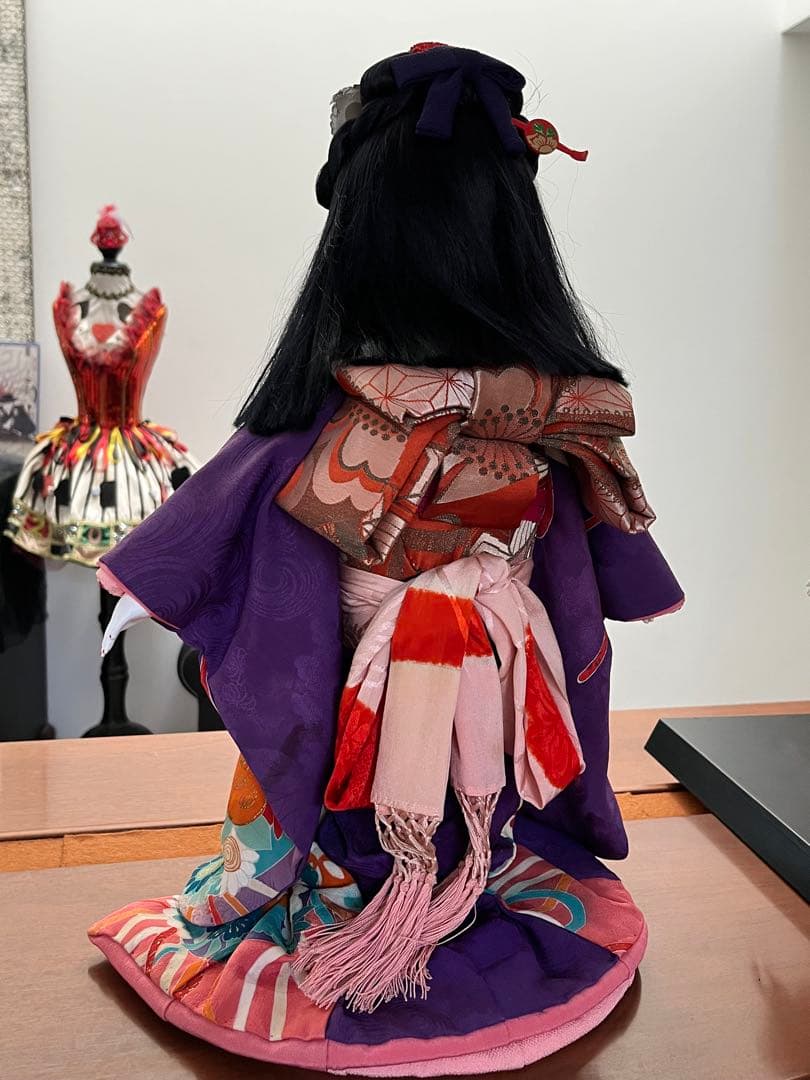 岩崎緋布氏の市松人形 約45cm