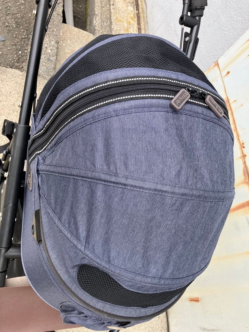 エアバギー DOME2 SMサイズ テクスチャーデニム ペットカート