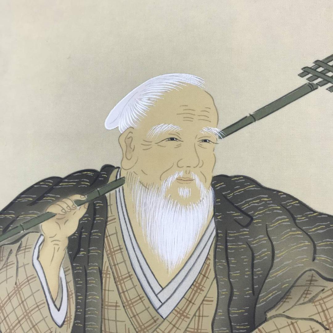 【真作】市川匤良/高砂図/鑑定書付き/掛軸/名家伝来/AB-950