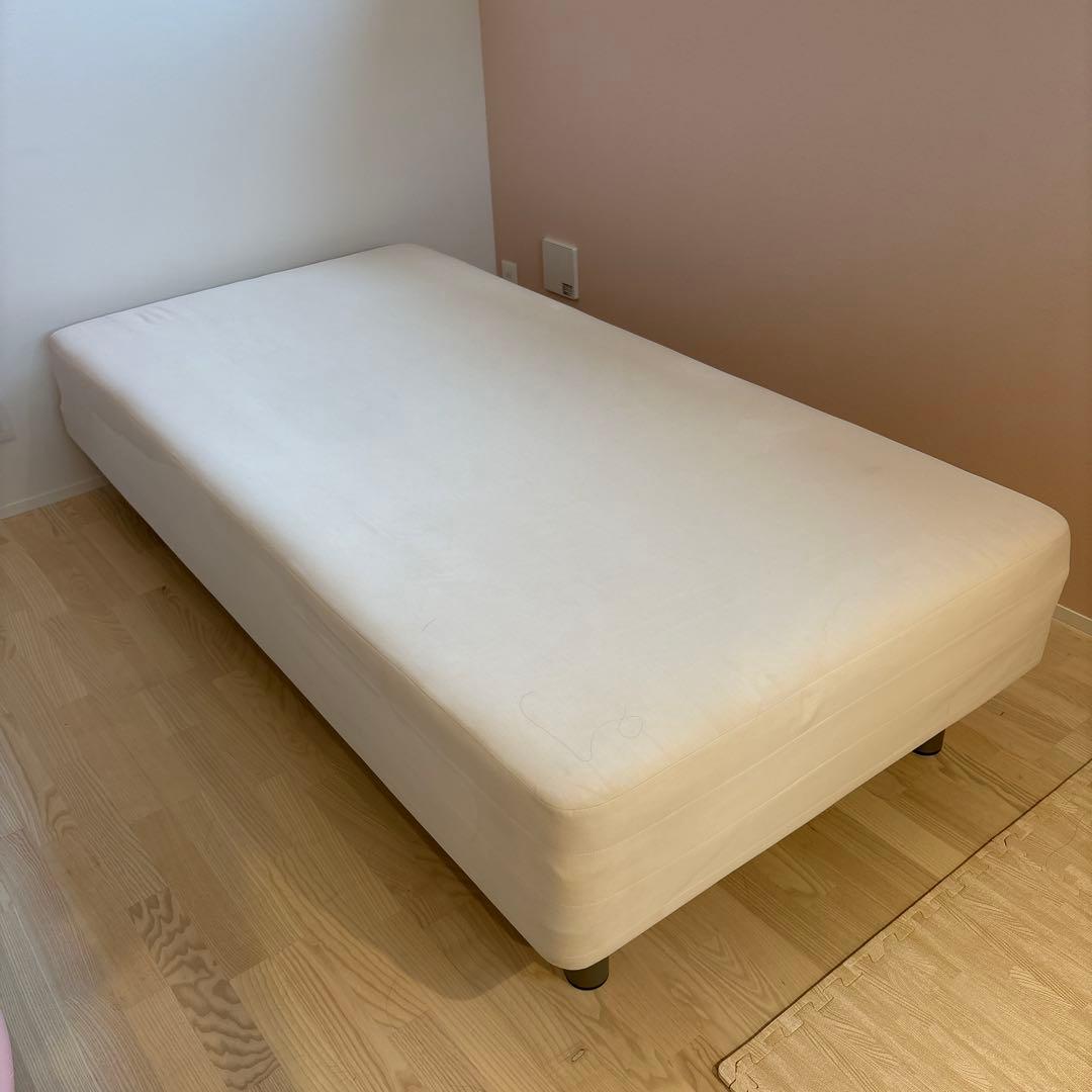 【送料込み】【クリーニング済み】無印良品 脚付きマットレス シングル 替え脚付き