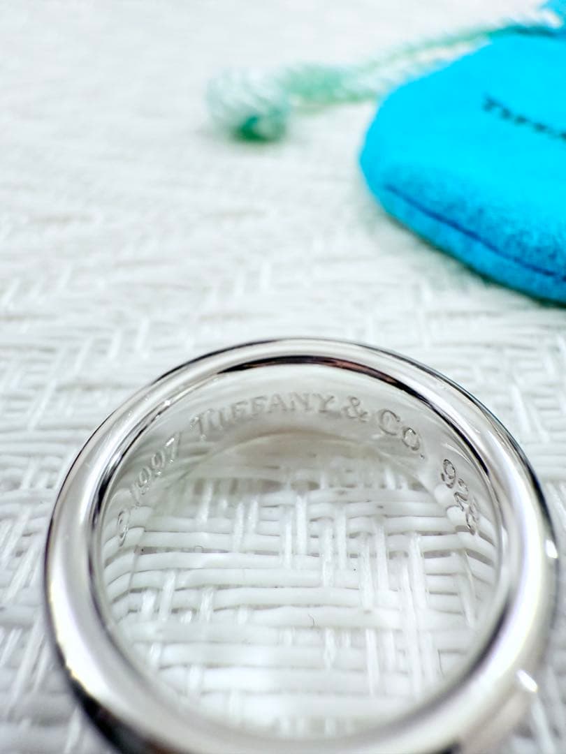 ティファニー　ナローリング　指輪　10.5号　研磨済み　1837 TIFFANY