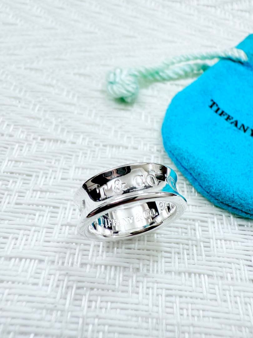 ティファニー　ナローリング　指輪　10.5号　研磨済み　1837 TIFFANY