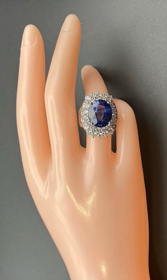 mimiスリランカ産 天然ブルーサファイア9CTサファイアSV925 指輪