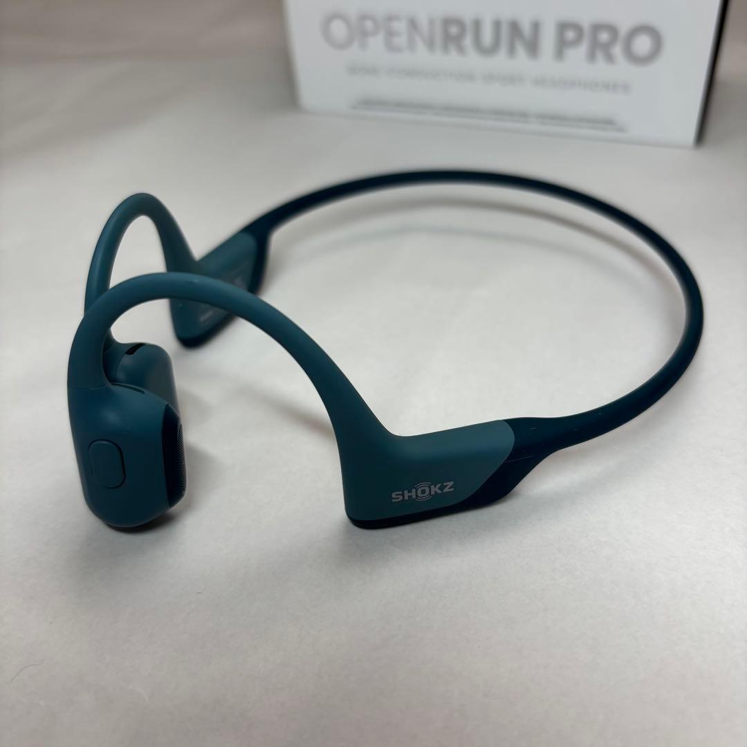 【Shokz】 OPENRUN PRO (骨伝導イヤホン) ブルー