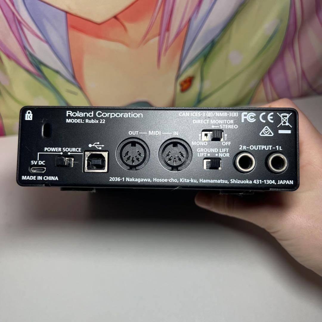 【美品】Roland Rubix 22 オーディオインターフェイス