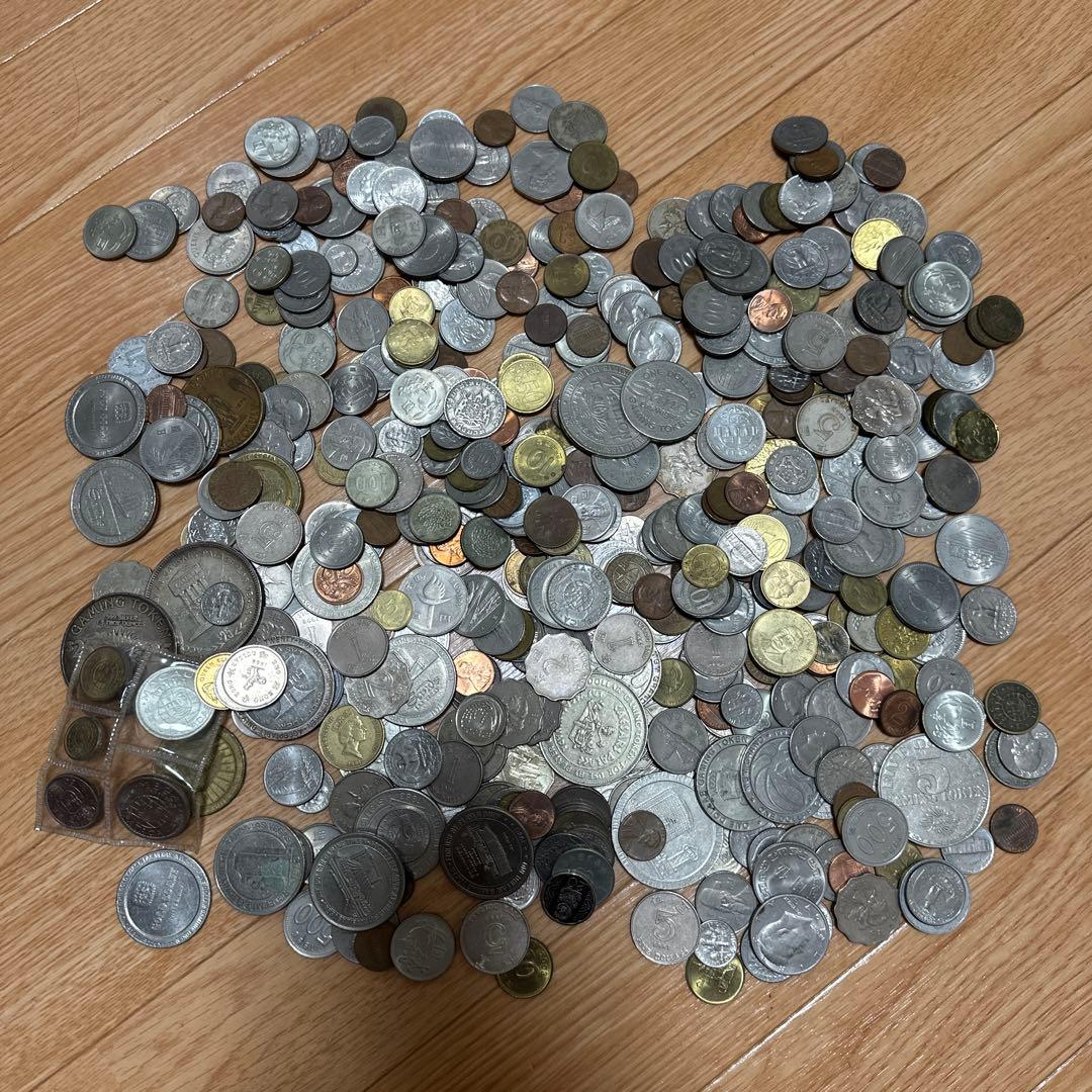 海外・外国　約3.15kg程度　複数国　硬貨　古銭　等