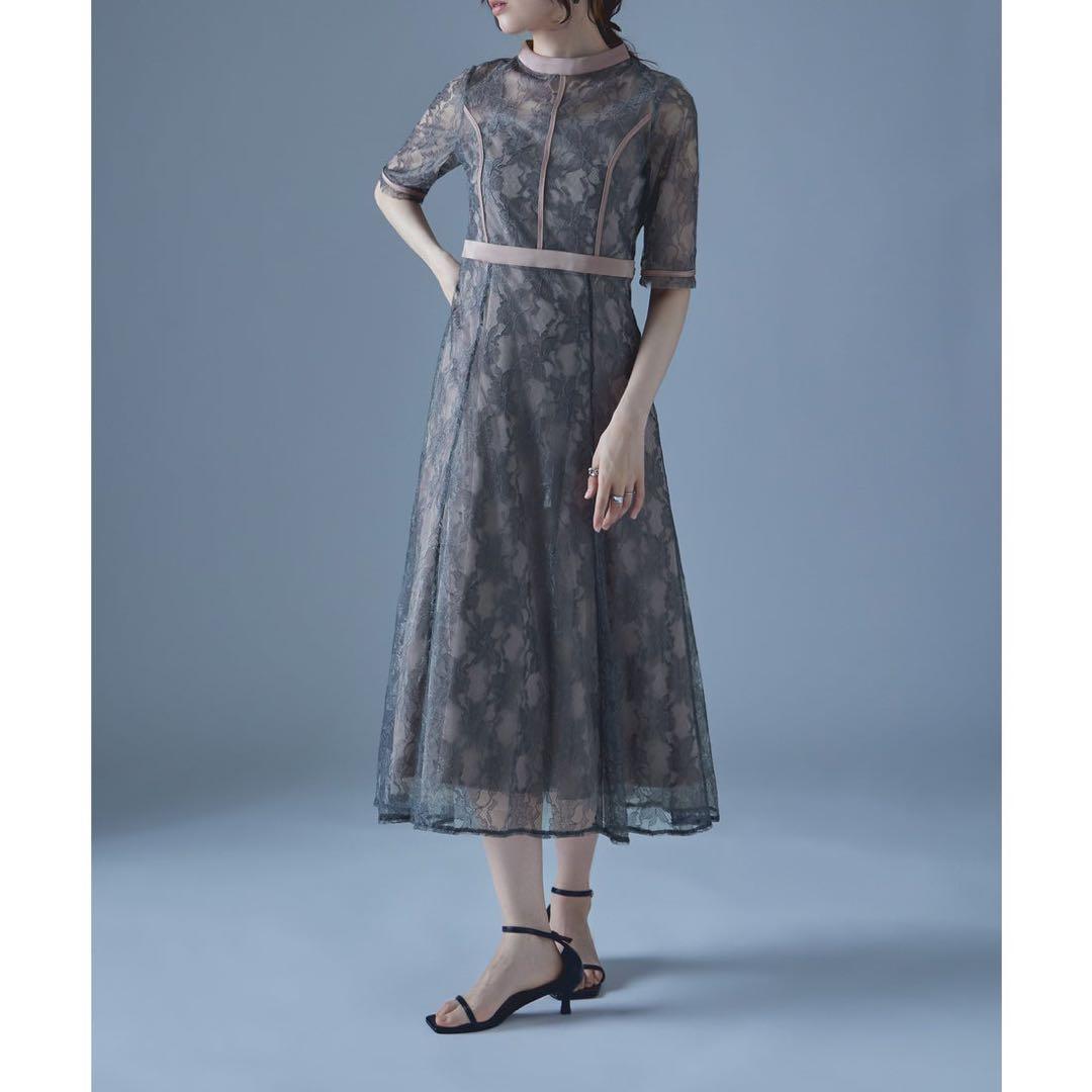 1★新品タグ付き★ドリードール ラッセルレースパイピングレイヤードドレス