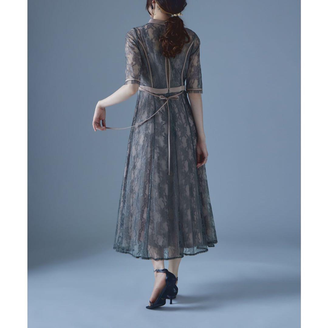 1★新品タグ付き★ドリードール ラッセルレースパイピングレイヤードドレス