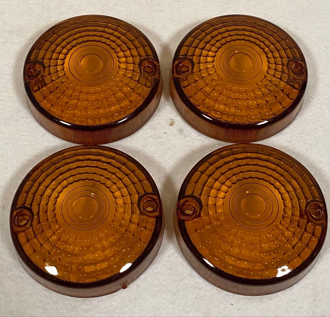 GS400 テールレンズ　ウインカーレンズ　茶色　クリア　スモーク　純正　当時物