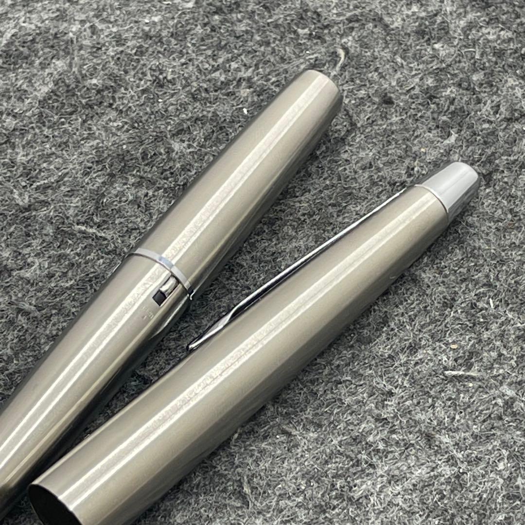 PE833□PILOT パイロット 万年筆 ミュー ステンレス 短軸