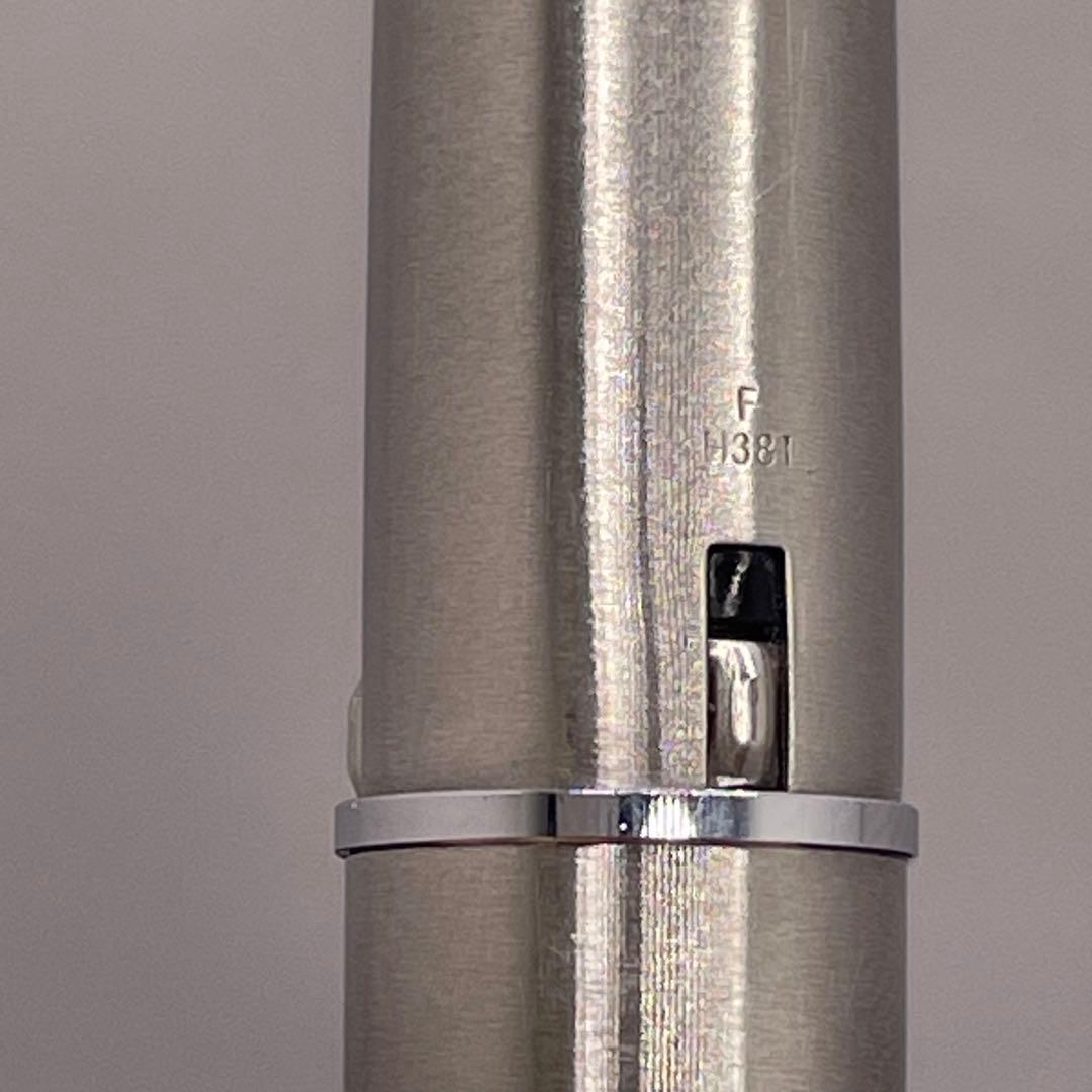 PE833□PILOT パイロット 万年筆 ミュー ステンレス 短軸