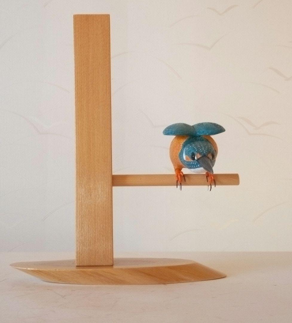 バードカービング　カワセミ