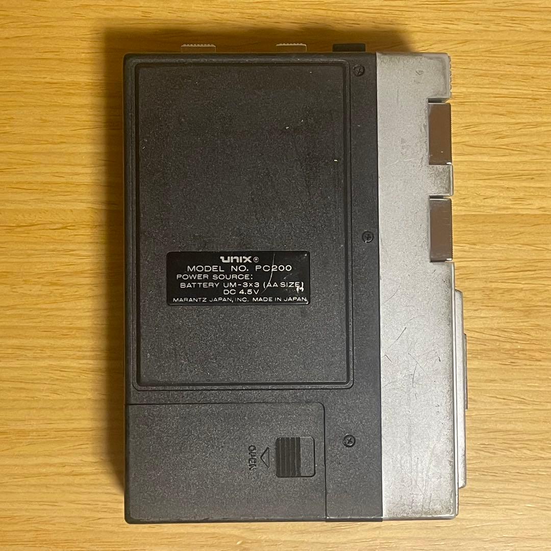 【希少】マランツ UNIX PC200 ポータブルカセットプレーヤー ジャンク品