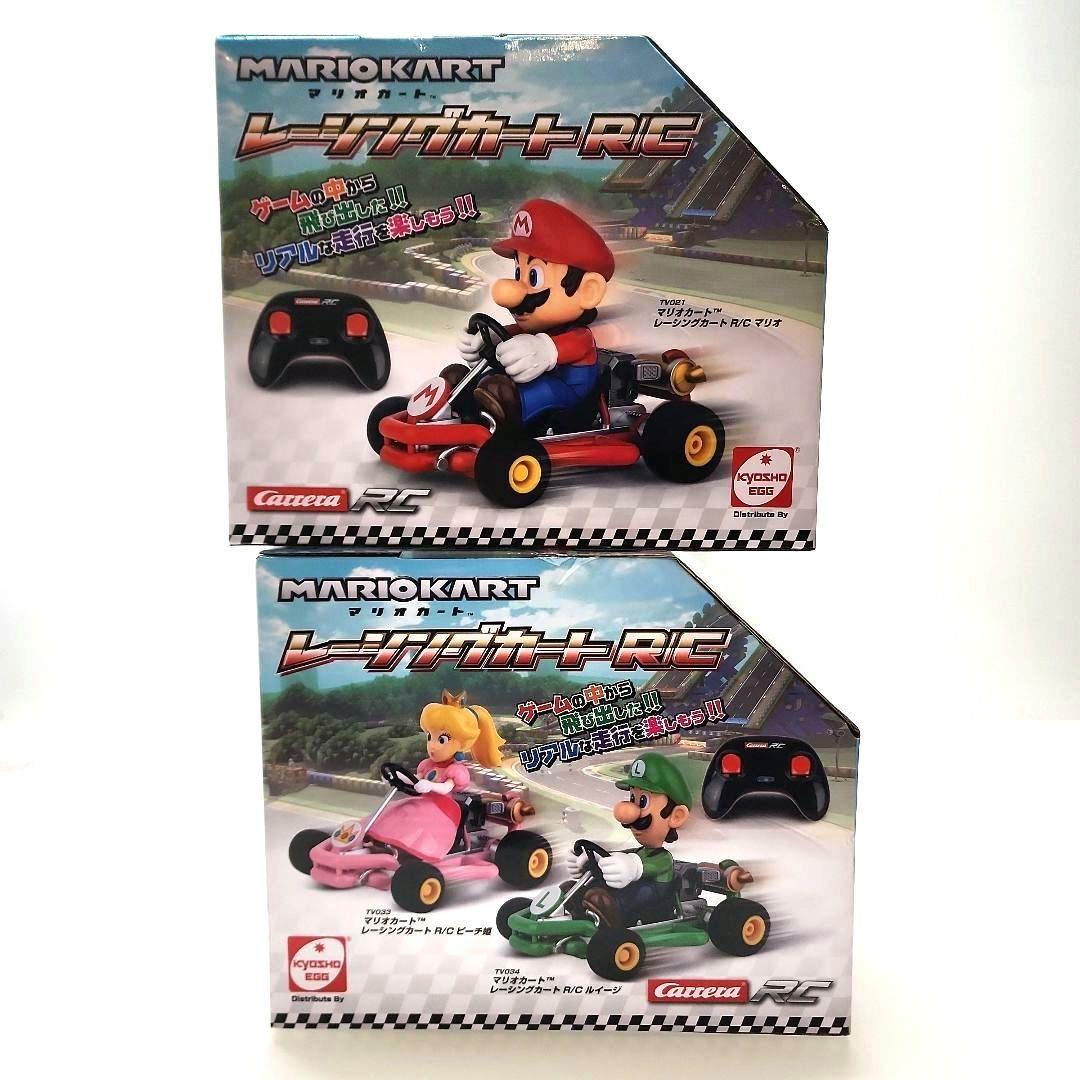 新品ラジコン マリオカート レーシングカート R/C マリオ & ピーチ姫 ２台
