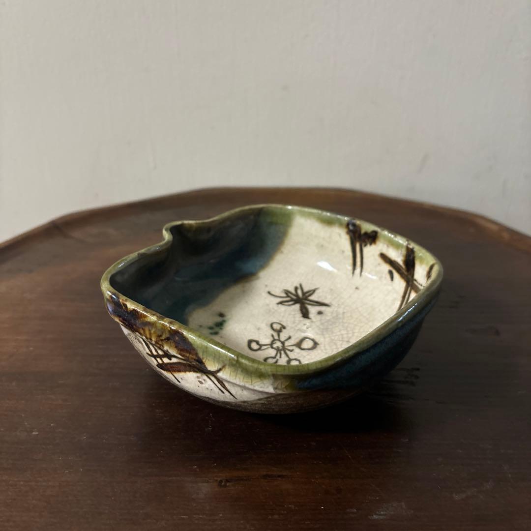 時代織部　向付け　美濃　瀬戸　古美術　茶道具　懐石　酒器　志野　唐津　備前　李朝