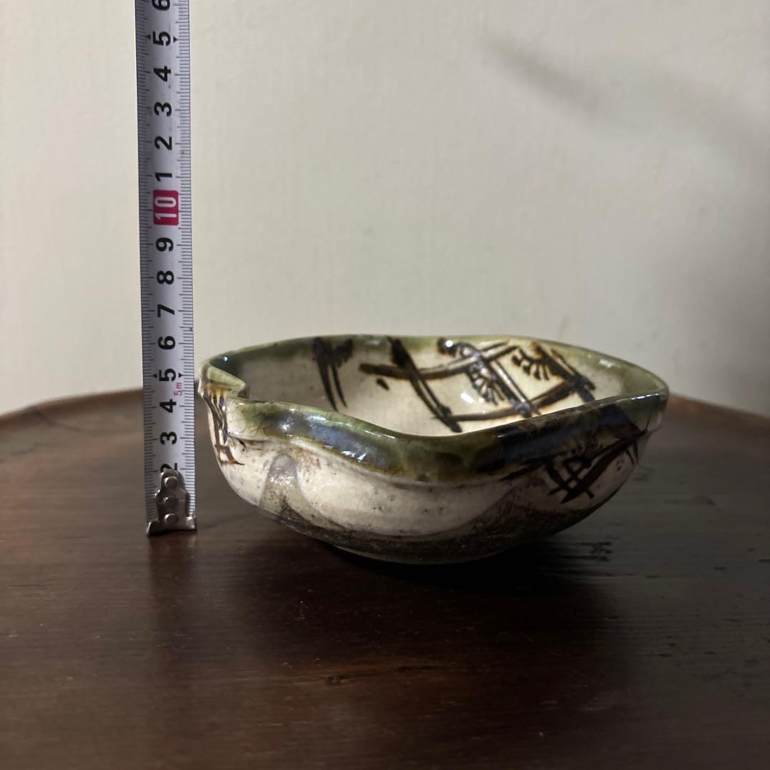 時代織部　向付け　美濃　瀬戸　古美術　茶道具　懐石　酒器　志野　唐津　備前　李朝