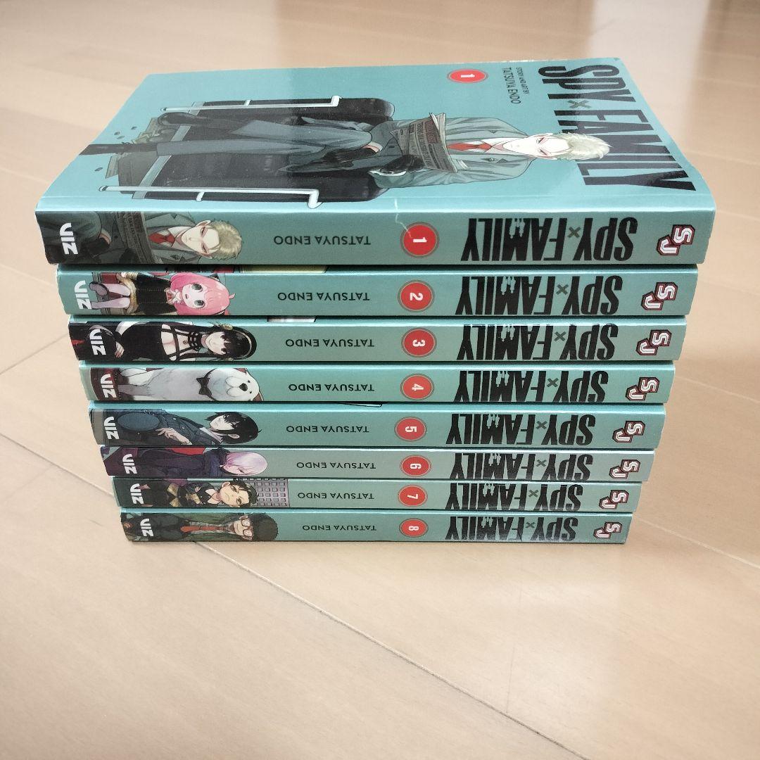 英語版　SPY×FAMILY　1-8　8冊セット