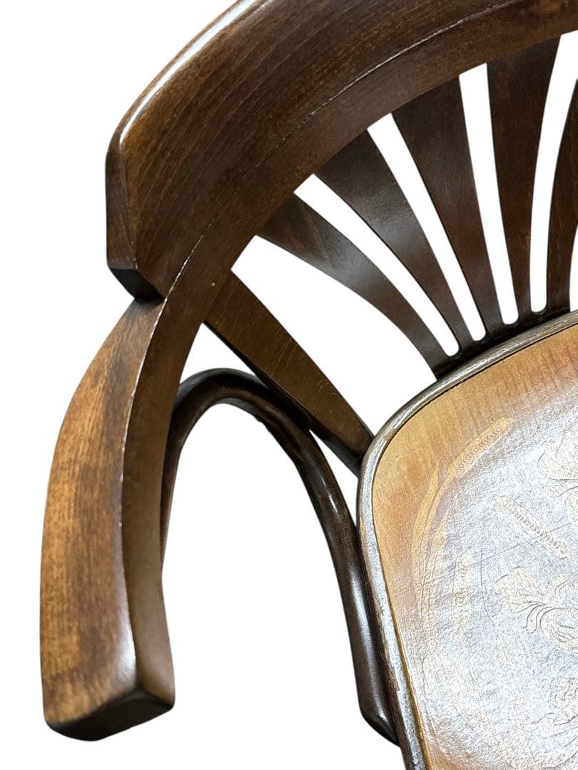 アンティーク　ベントウッドスツール カウンターチェ