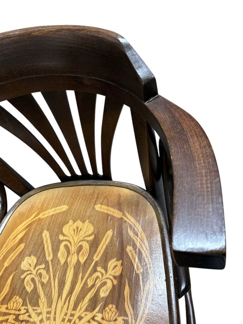 アンティーク　ベントウッドスツール カウンターチェ
