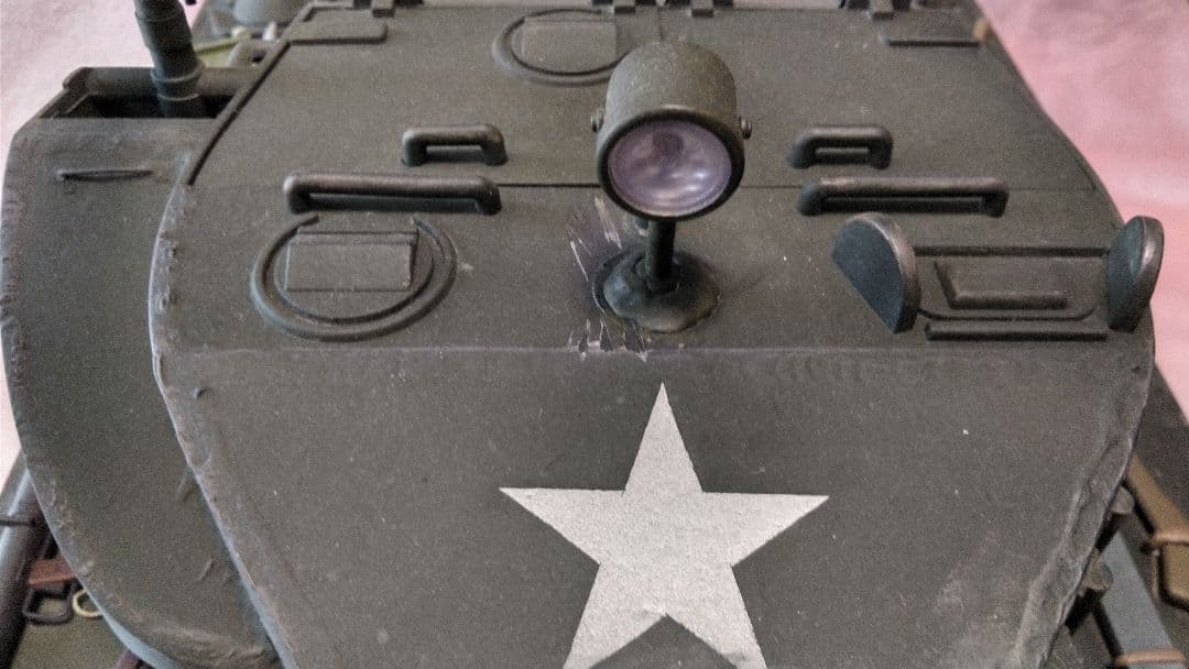 1/6ラジコン戦車　WWⅡ　M5A1　4チャンネルプロポ付