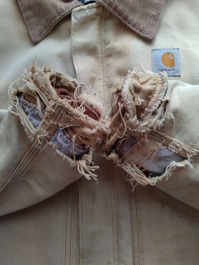 Carhartt トラディショナルジャケット ボロ 短丈 フェード