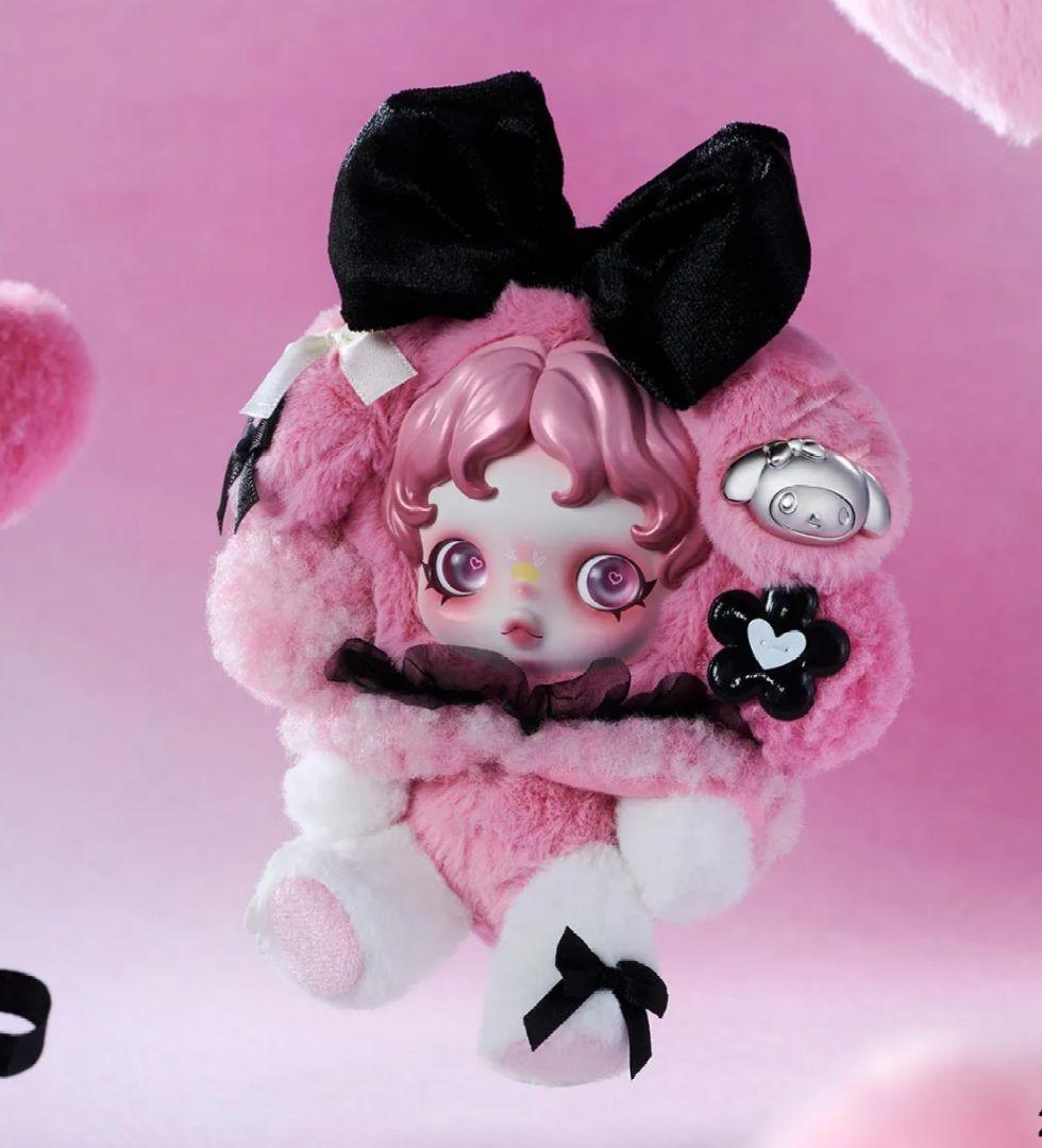 POPMART SKULLPANDA ᙭クロミ＆マイメロ ぬいぐるみ　ペンダント