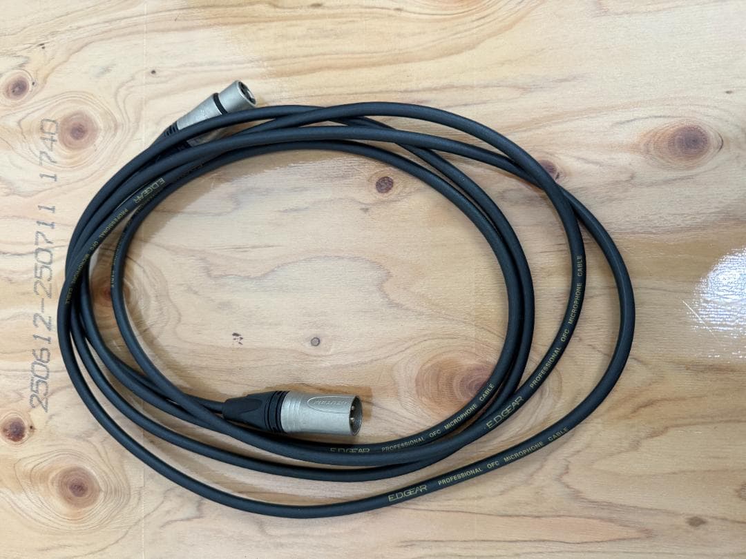 E.D.GEAR ECC3 3m XLR-XLR マイクケーブル3本セット