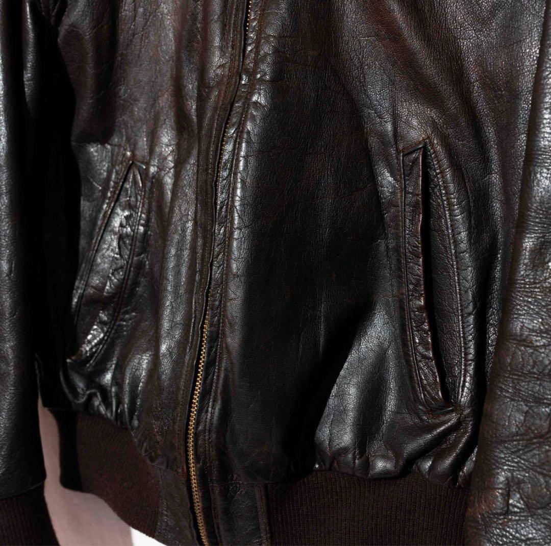 ヴィンテージ リメイク レザージャケット 裏地キルティング