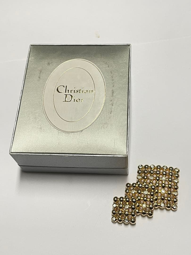【良品】Christian Diorディオール ヴィンテージ　ブローチ　❤︎