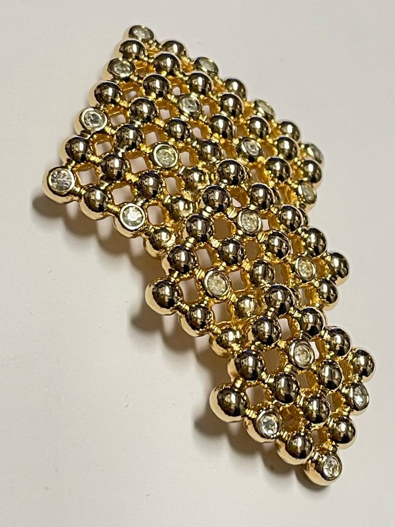 【良品】Christian Diorディオール ヴィンテージ　ブローチ　❤︎