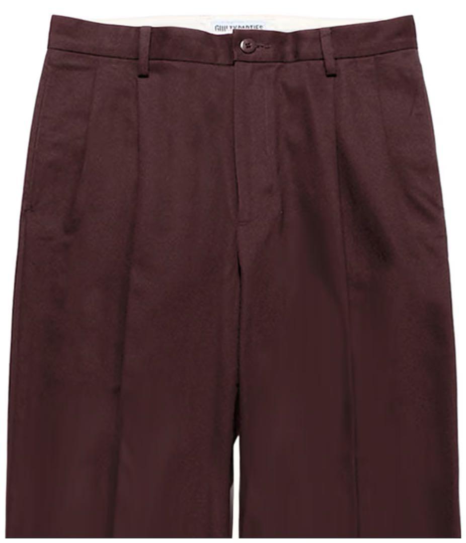パンツ 25aw wackomaria double plaeted chino M