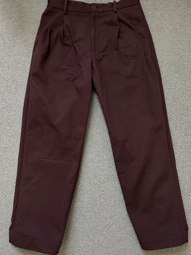 パンツ 25aw wackomaria double plaeted chino M