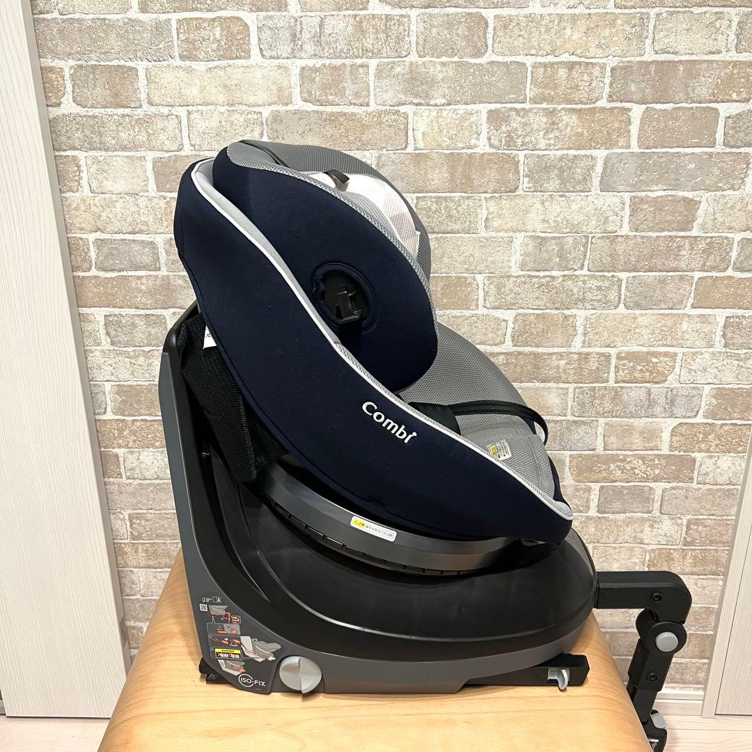 【美品♡】クルムーヴスマートISOFIX エッグショックJN-570ネイビー