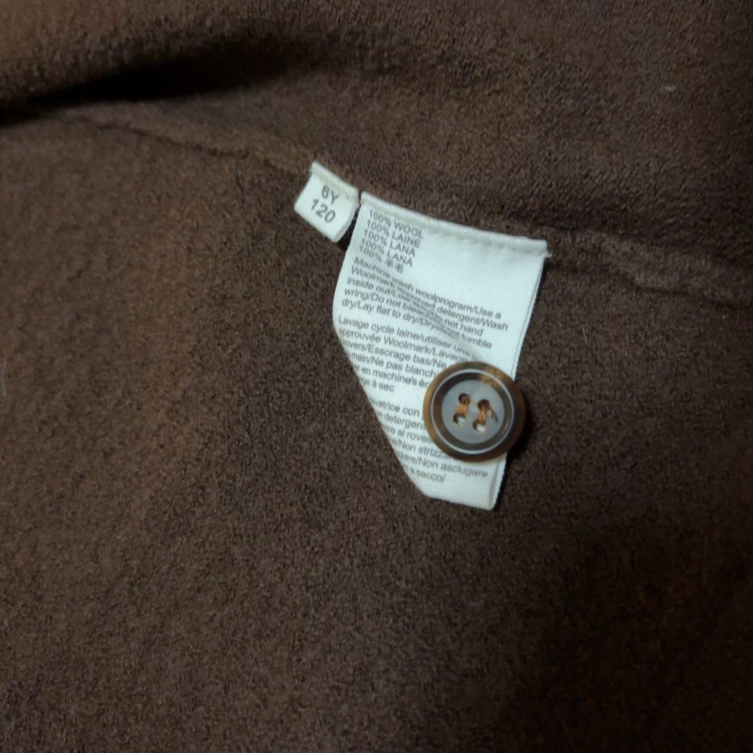 コート fub felted coat brown 6y