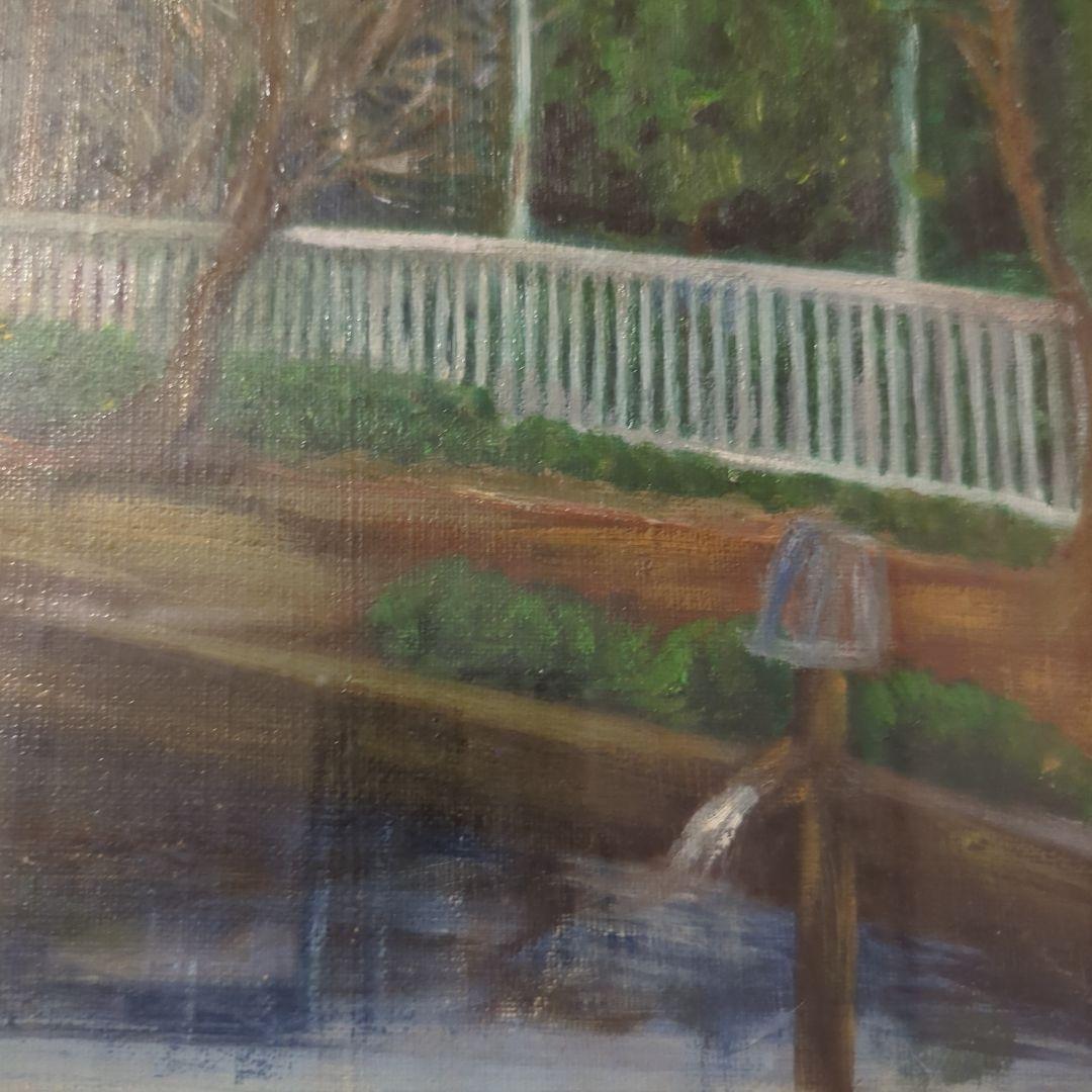 王子図書館 油彩画