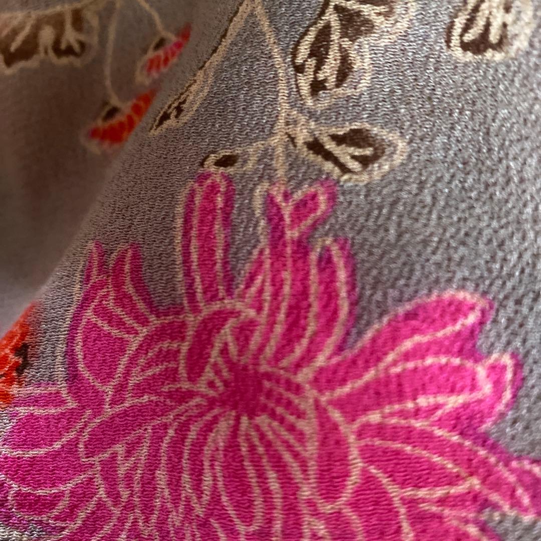 市松人形用着物　江戸縮緬　12号　４３ｃｍ位　帯セット　肌着　筥迫