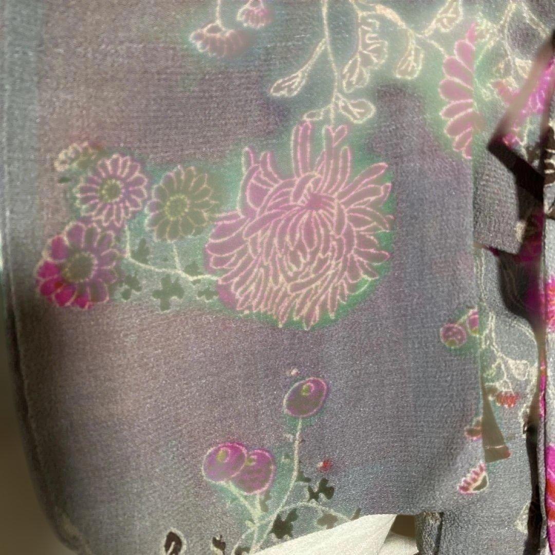 市松人形用着物　江戸縮緬　12号　４３ｃｍ位　帯セット　肌着　筥迫