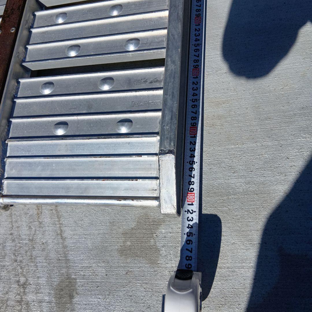 アルミラダー２連結加工済バイク、農機具、カート